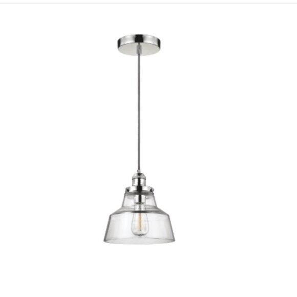 FEISS One Light Pendant Polished Nickel - Picture 2 of 14
